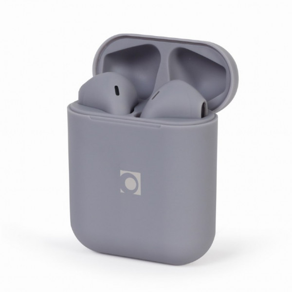 Căști Bluetooth TWS Gembird "Seattle", gri aburit, 3 ore autonomie